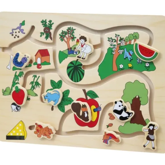 Puzzle Circuit En Bois