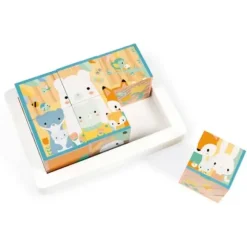 Puzzle 6 Cubes En Bois - Pure