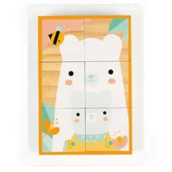 Puzzle 6 Cubes En Bois - Pure