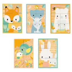 Puzzle 6 Cubes En Bois - Pure