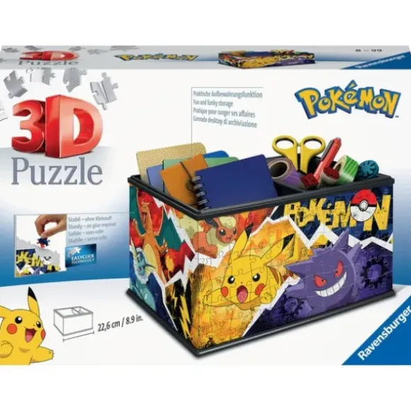Puzzle 3D - Boite De Rangement Pokemon