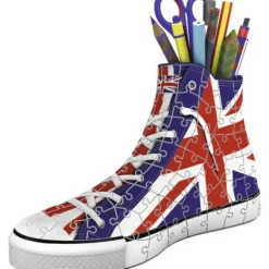 Puzzle 3D-Sneaker Union Jack 108 Pieces