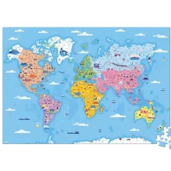 Puzzle Educatif - Les Curiosites Du Monde 350 Pieces