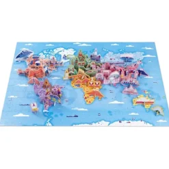 Puzzle Educatif - Les Curiosites Du Monde 350 Pieces