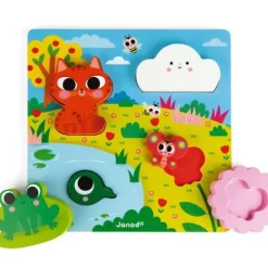 Puzzle En Bois Cache-Cache Nature