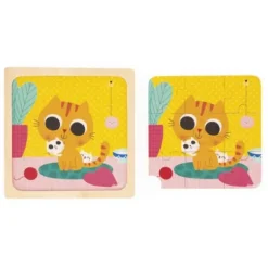 Puzzle En Bois Chat Peanut