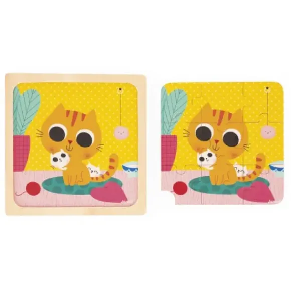 Puzzle En Bois Chat Peanut