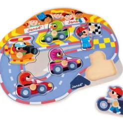 Puzzle En Bois Happy Racing 6 Pieces