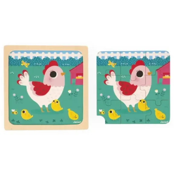 Puzzle En Bois Poulette Henriette
