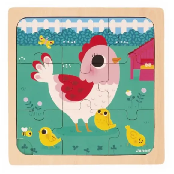 Puzzle En Bois Poulette Henriette