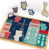 Puzzle En Bois Sophie La Girafe 5 Pieces