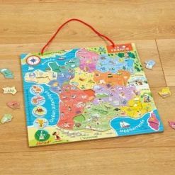 Puzzle France Magnetique Bois 93 Pieces