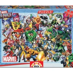 Puzzle Les Heros Marvel - 1000 Pieces