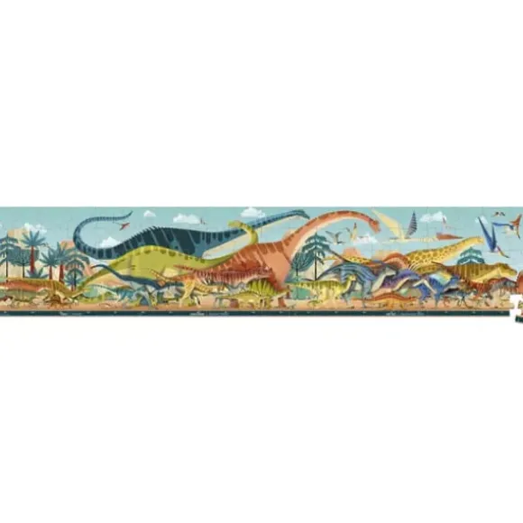 Puzzle Panoramique Dinosaures 100 Pieces