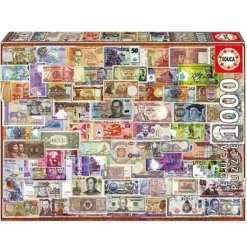 Puzzle 1000 Pieces Billets Du Monde Entier