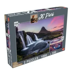 2 Puzzles 1000 Et 500 Pieces - Islande Et Etats-Unis
