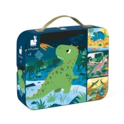 4 Puzzles Evolutifs Dinosaures