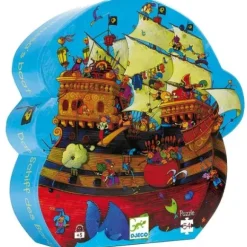 Puzzle Silhouette Bateau 54 Pieces