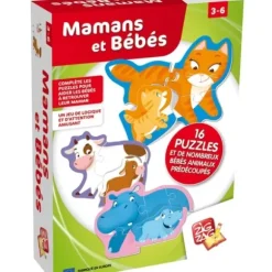 Puzzles Maman Et Bebes Animaux