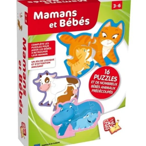 Puzzles Maman Et Bebes Animaux