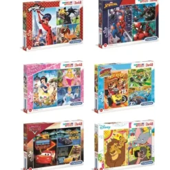 3 Puzzles 48 Pieces