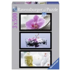 Puzzle 3X500 Triptyque Ambiance Zen