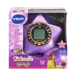 Radio Réveil Projecteur Kidimagic Starlight Violet