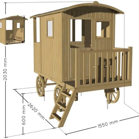 Roulotte En Bois Carry