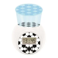 Réveil Football Rond Avec Projecteur