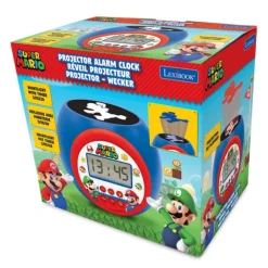 Réveil Mario Rond Avec Projection