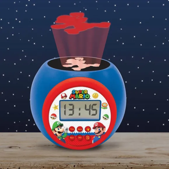 Réveil Mario Rond Avec Projection