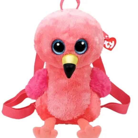 Sac A Dos Peluche Ty Gilda Le Flamant Rose