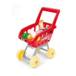 Super Marchande Et Chariot De Courses