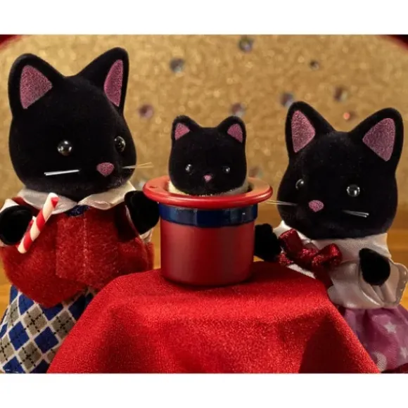 Sylvanian Families - 5530 - La Famille Chat Magicien