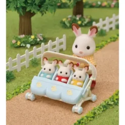 Sylvanian Families - 5533 - La Poussette Des Triples