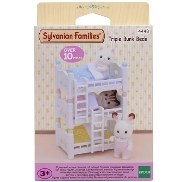 Sylvanian Families - 4448 - Les Lits Superposes A 3 Couchettes Bebes