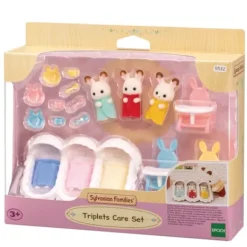 Sylvanian Families - 5532 - Les Triples Et Accessoires De Puericulture