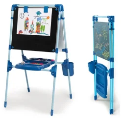 Tableau Double Face Magnetique Et Craie 64 Accessoires