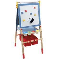Tableau En Bois Double-Face Et 41 Magnets