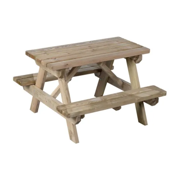 Table En Bois Avec Bancs