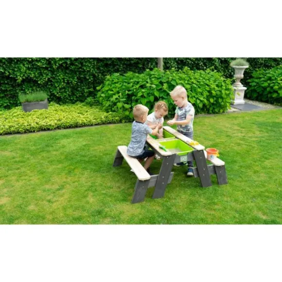 Table Sable Et Eau Aksent Avec Bancs