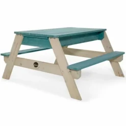 Table Sable Et Eau En Bois Bleue