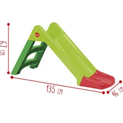 Toboggan En Plastique Vert