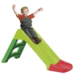 Toboggan En Plastique Vert