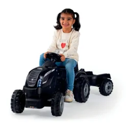 Tracteur Farmer Xl Noir + Remorque