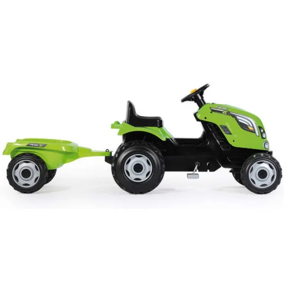 Tracteur Farmer Xl + Remorque - Capot Ouvrable - Vert