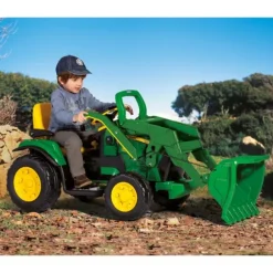 Tracteur John Deere Loader 12V Avec Pelleteuse