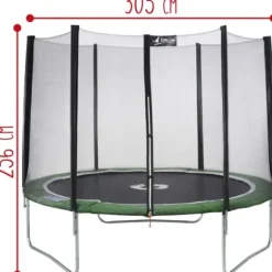 Trampoline 244 Cm Avec Filet