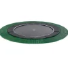 Trampoline Silhouette Enterre 153 X 214 Cm Noir
