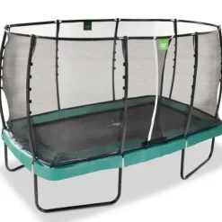 Trampoline Tiggy Junior Avec Filet 40 Cm Gris/Noir
